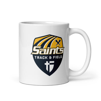 Saint Thomas Aquinas Track & Field 2023 White Glossy Mug