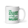 The Village School Music White Glossy Mug