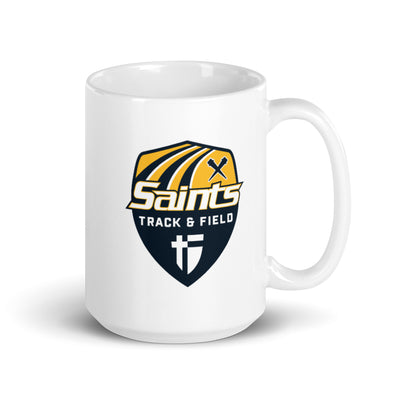 Saint Thomas Aquinas Track & Field 2023 White Glossy Mug