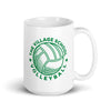 The Village School Volleyball White Glossy Mug