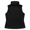 Palmetto Middle Football Embroidery-Black  Womens Columbia Fleece Vest