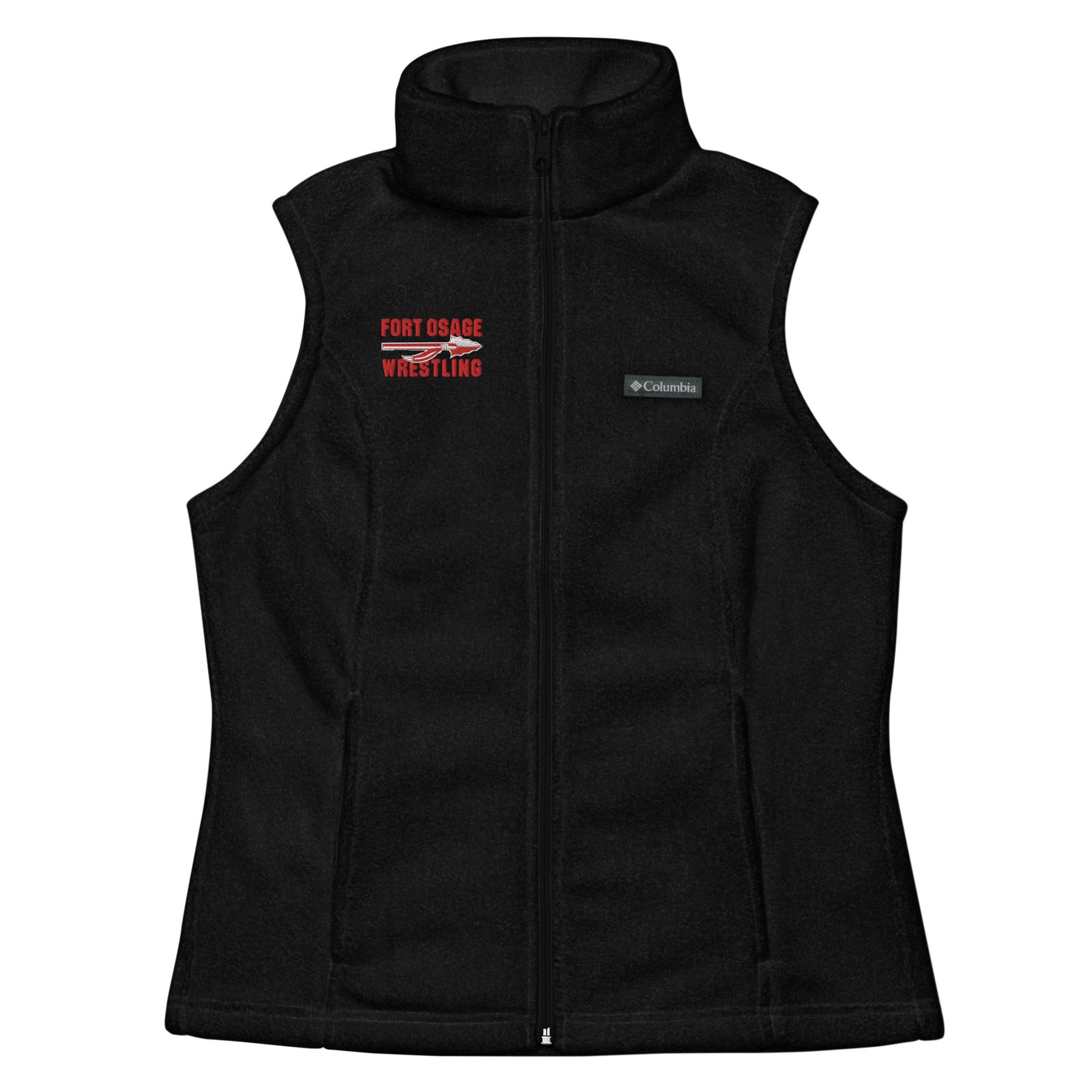 Fort Osage Wrestling Womens Columbia Fleece Vest