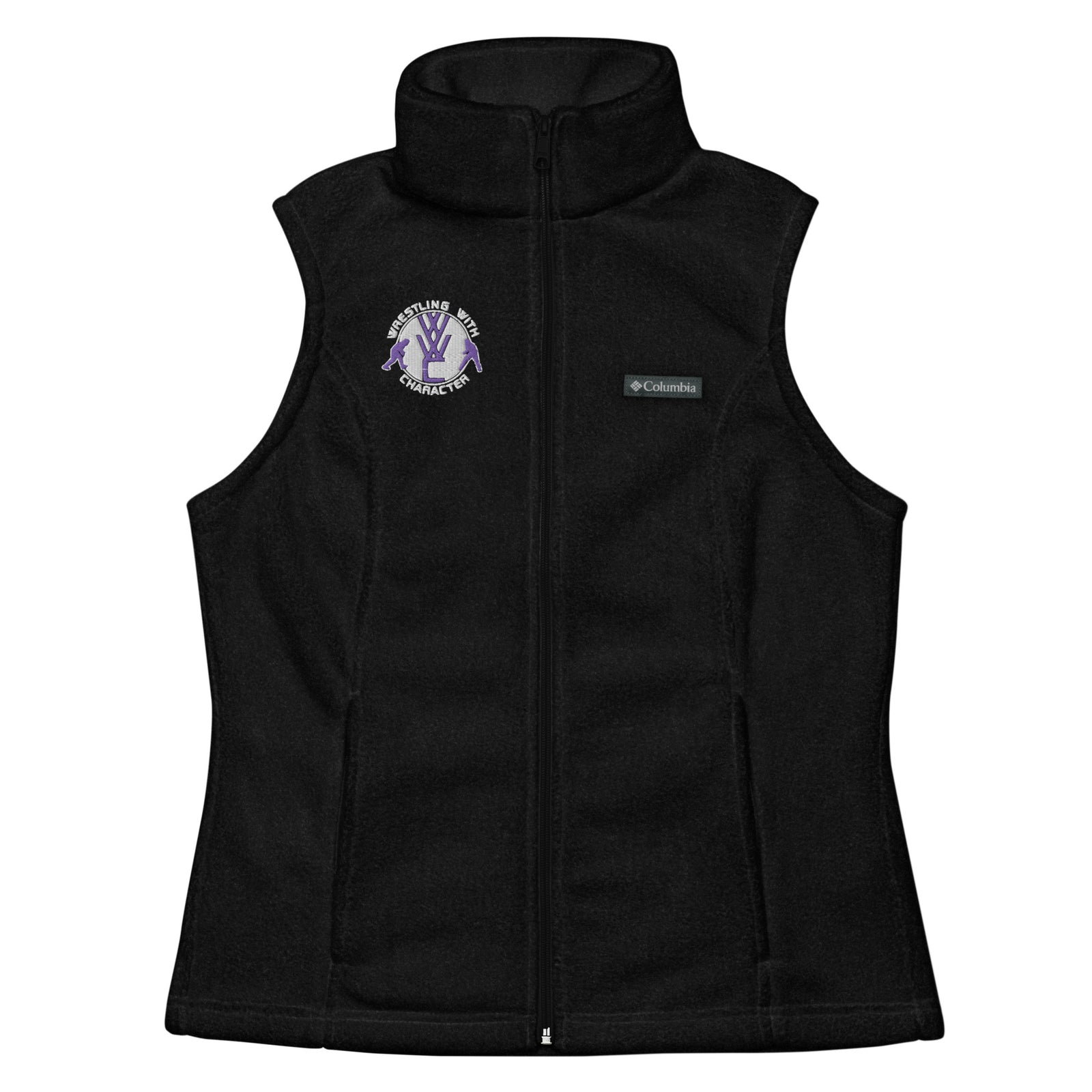 Wrestling With Character  Womens Columbia Fleece Vest
