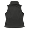 Palmetto Middle Football Embroidery-Grey Womens Columbia Fleece Vest