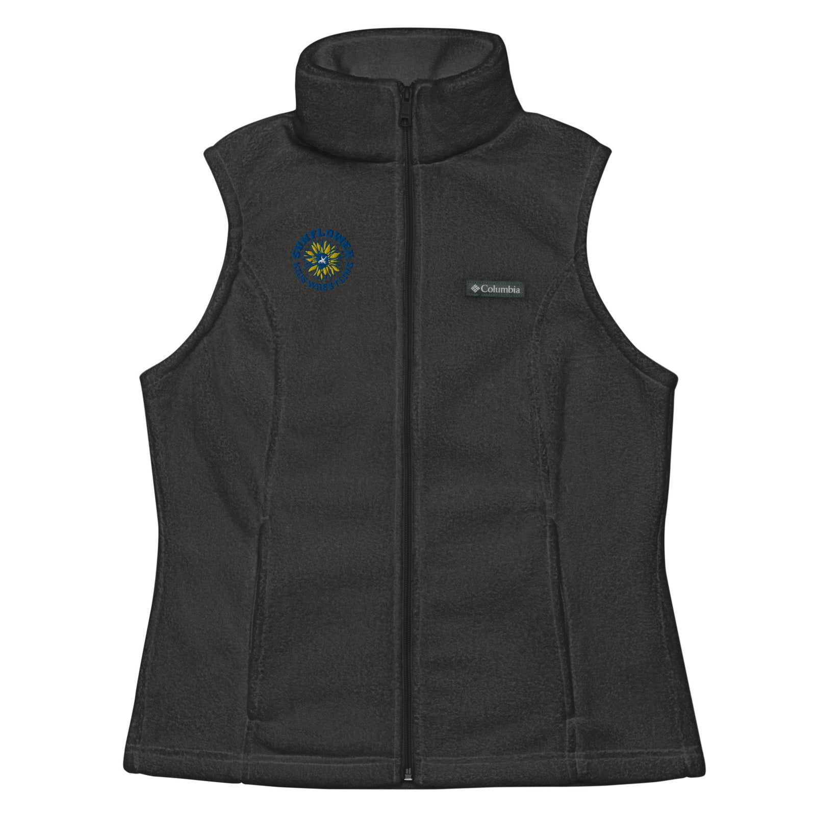 Sunflower Kids Wrestling Club Womens Columbia Fleece Vest