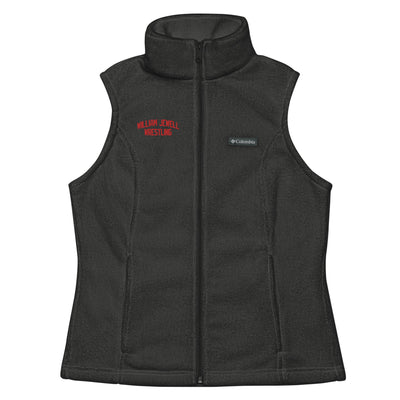 William Jewell Wrestling  Womens Columbia Fleece Vest