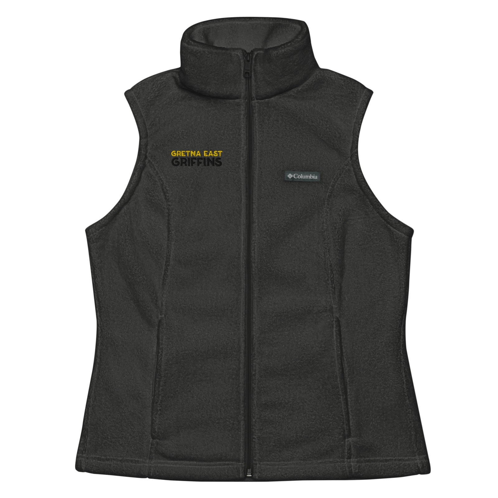 Gretna East  Grey Griffins Embroidery Womens Columbia Fleece Vest