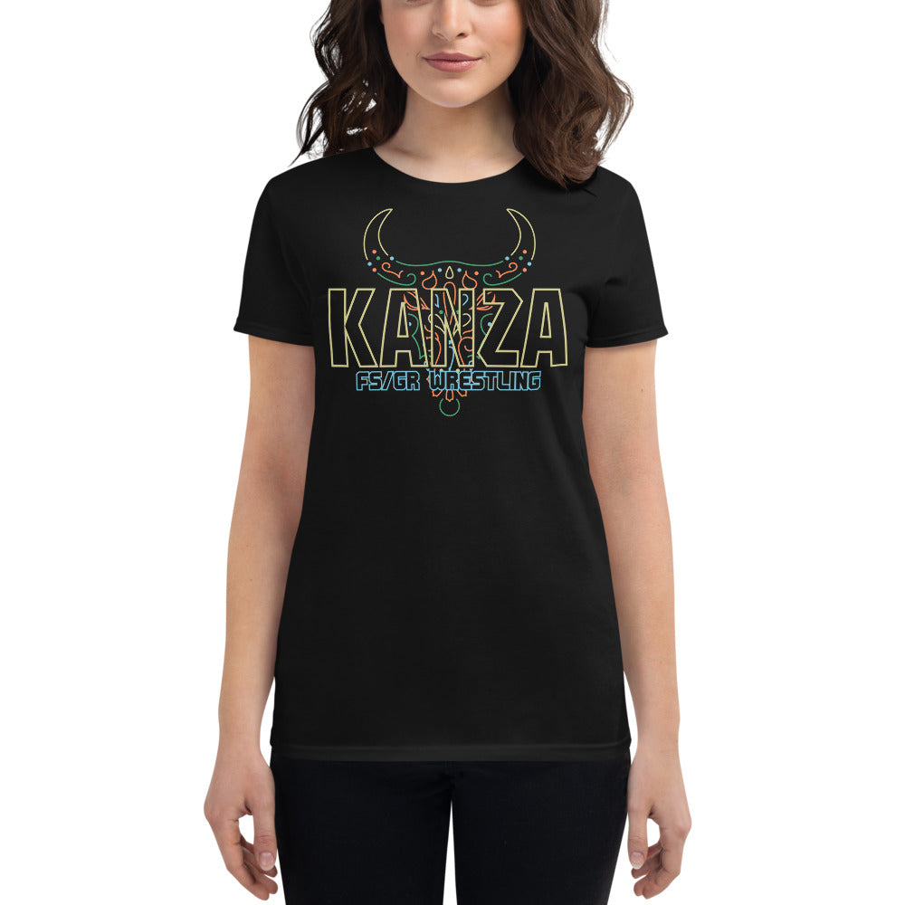 Kanza (Front only) Women's short sleeve t-shirt