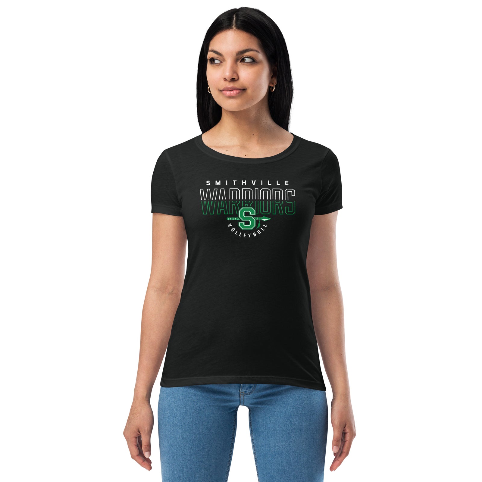 Smithville Volleyball Women’s fitted t-shirt