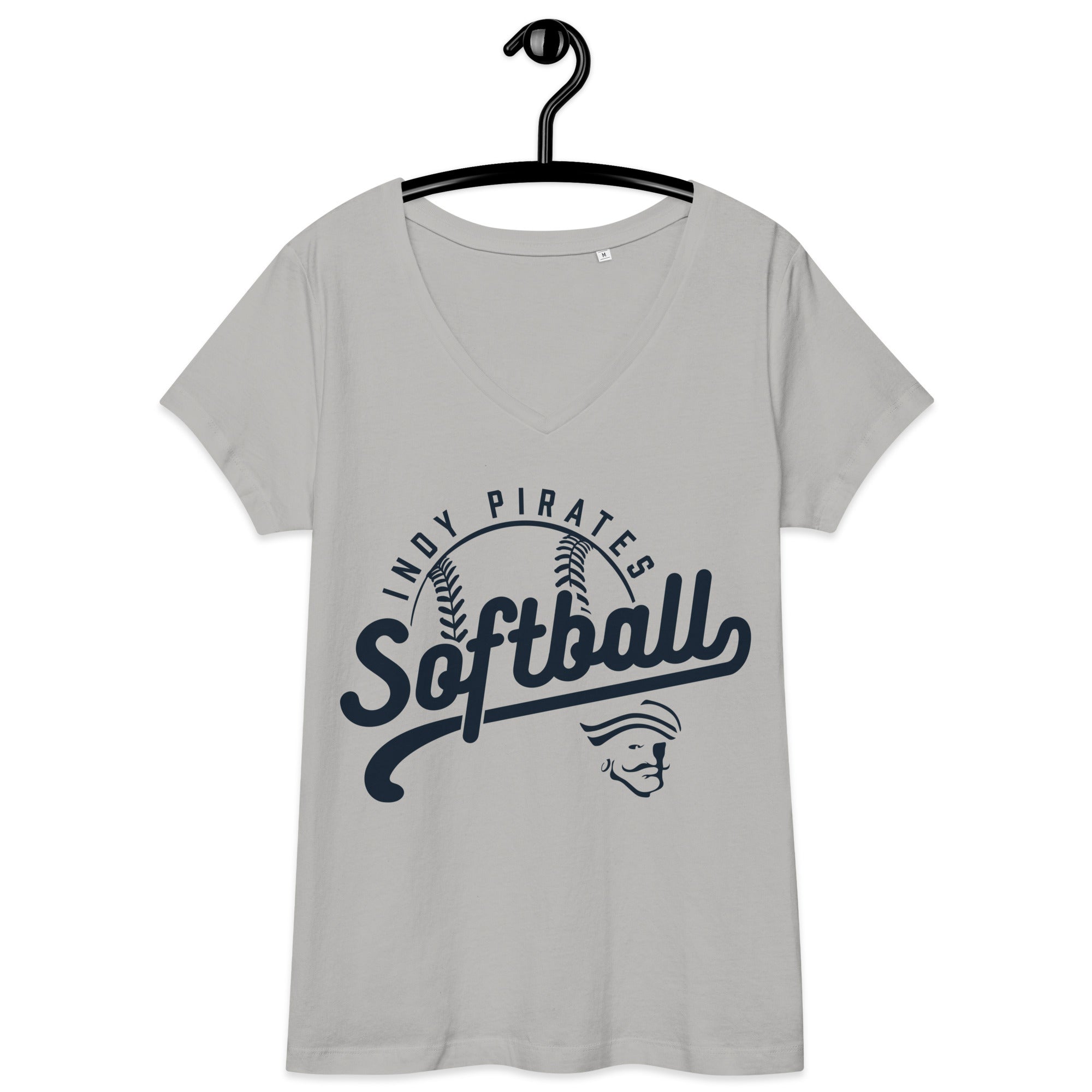 Indy Softball Women’s fitted v-neck t-shirt