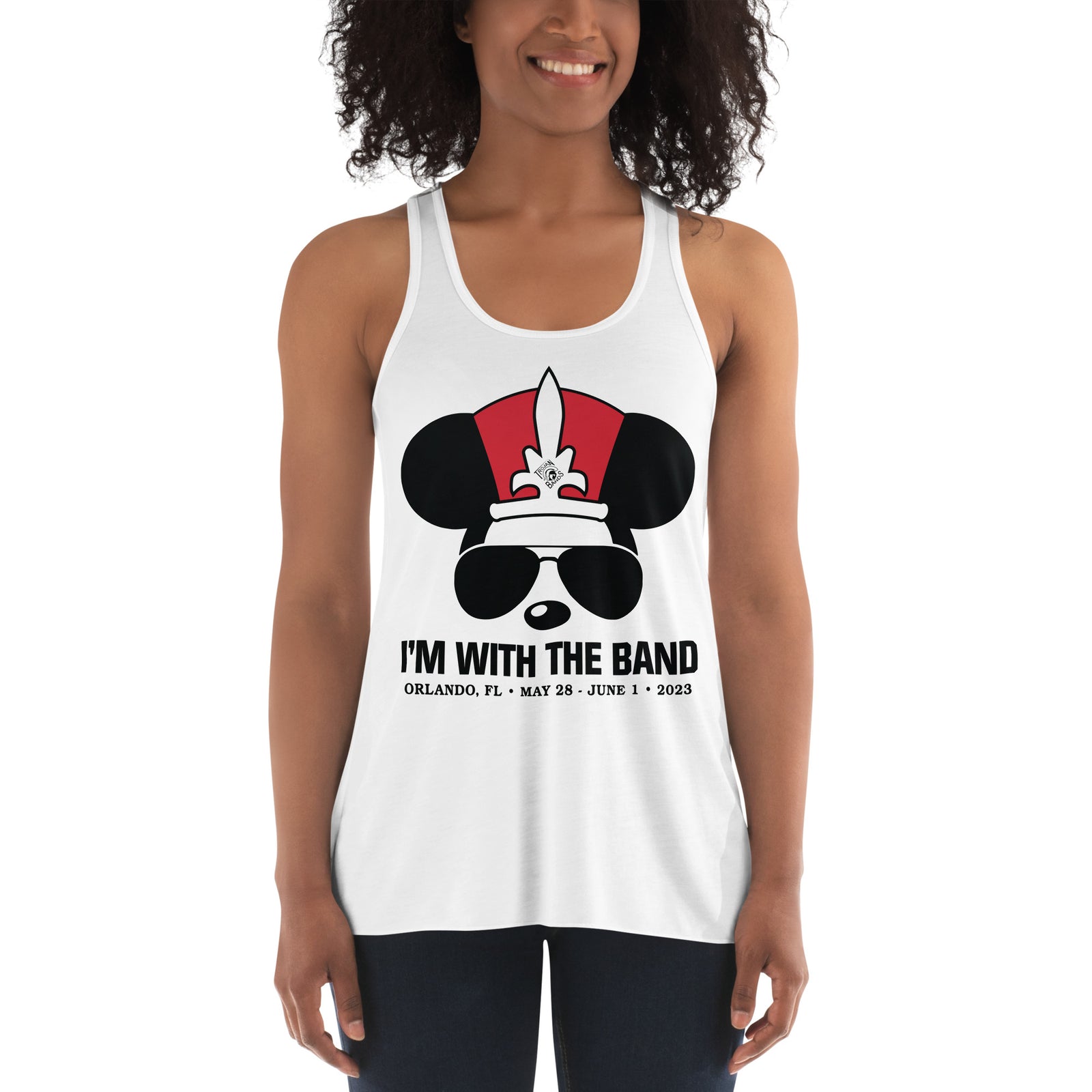 Park Hill Marching Band Women's Flowy Racerback Tank