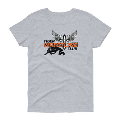 Tiger Wrestling Club Womens Loose Crew Neck Tee