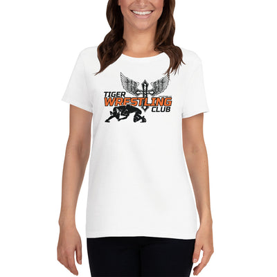 Tiger Wrestling Club Womens Loose Crew Neck Tee