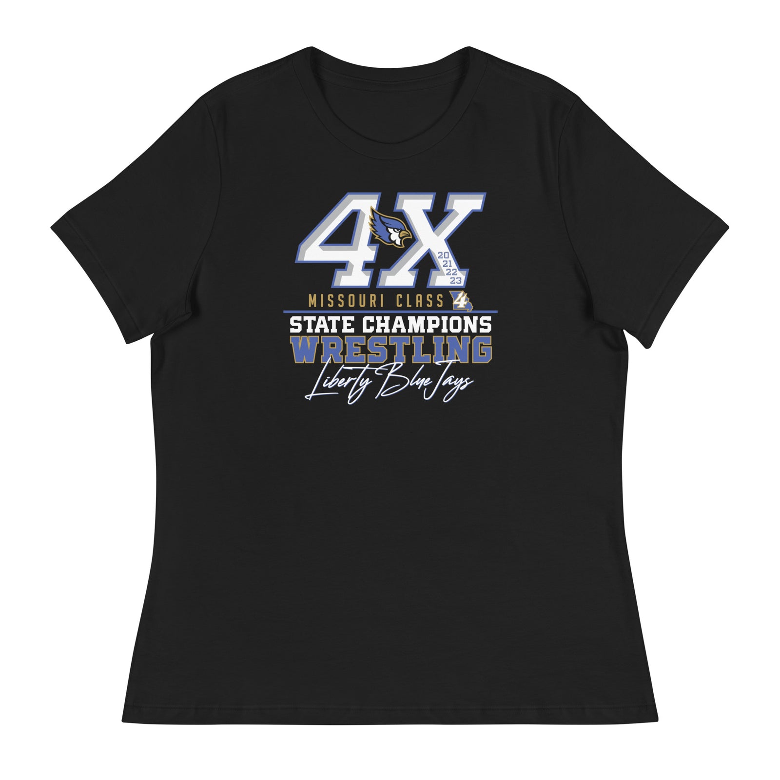 Liberty State Wrestling Champs Women's Relaxed T-Shirt