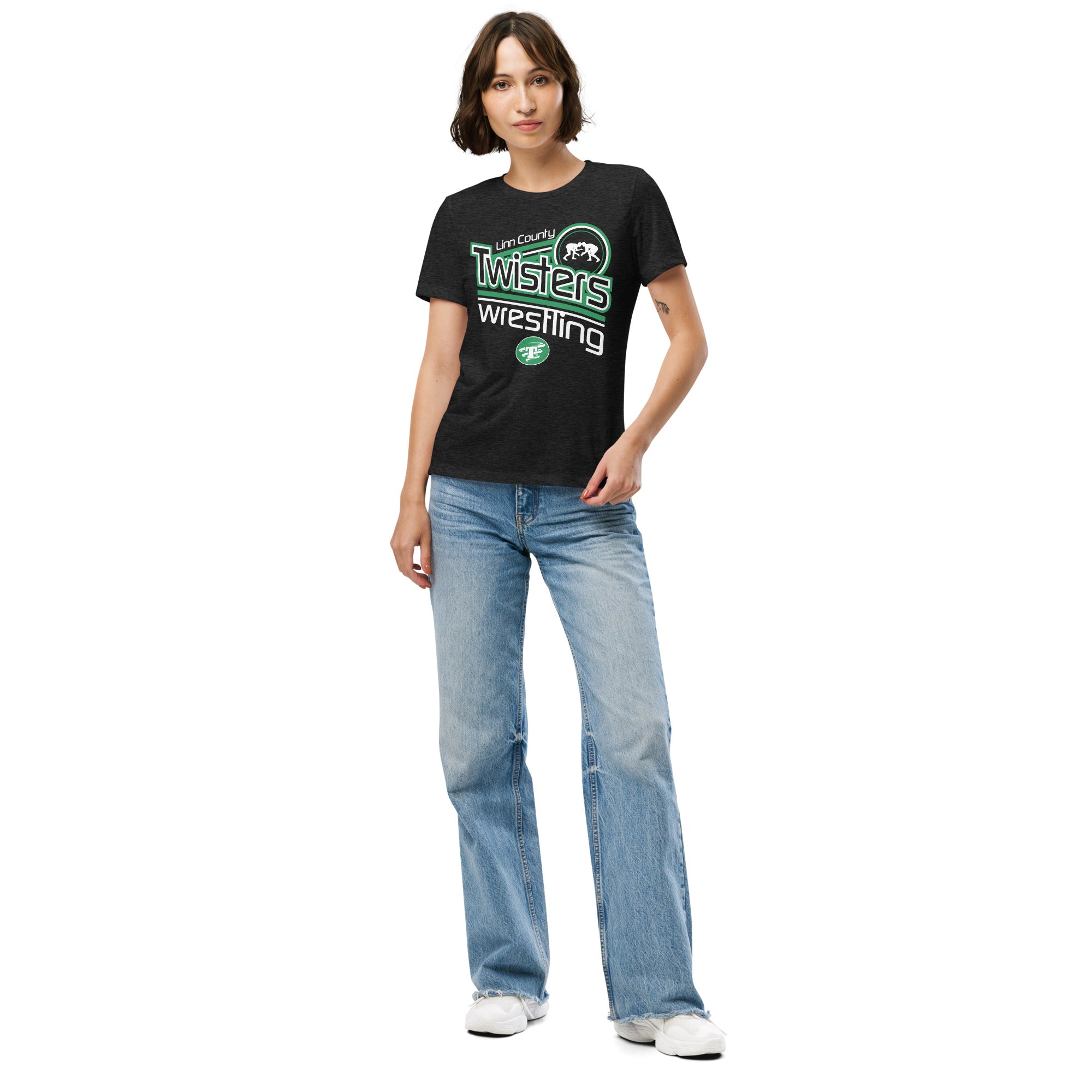 Linn County Twisters Women’s relaxed tri-blend t-shirt