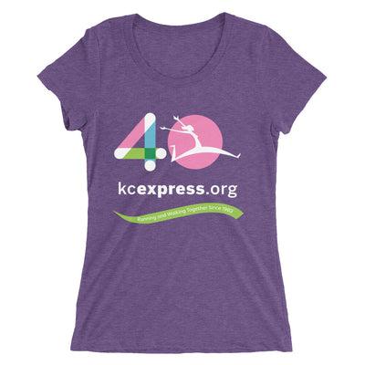KC Express 40 Year Anniversary Ladies' short sleeve t-shirt