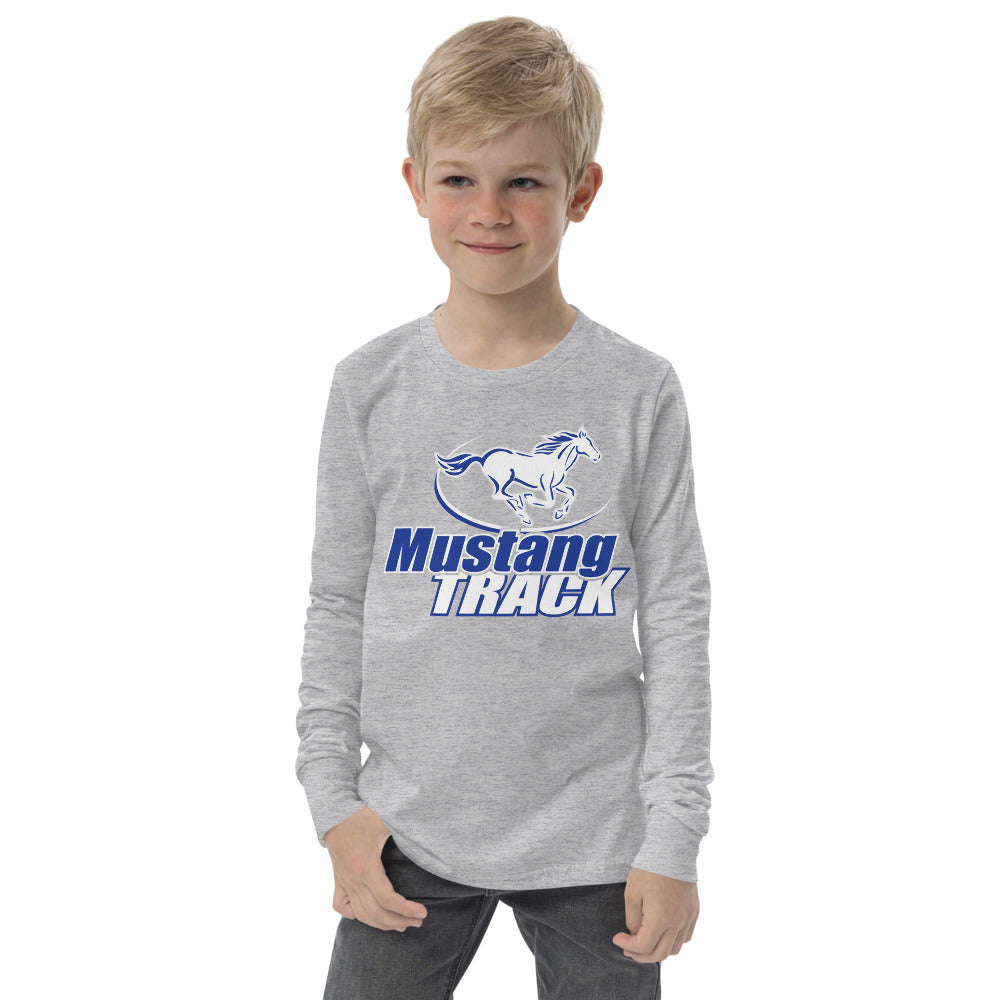 Wheatridge Track Youth long sleeve tee