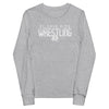 De Soto Kids Wrestling Grey Youth Long Sleeve Tee