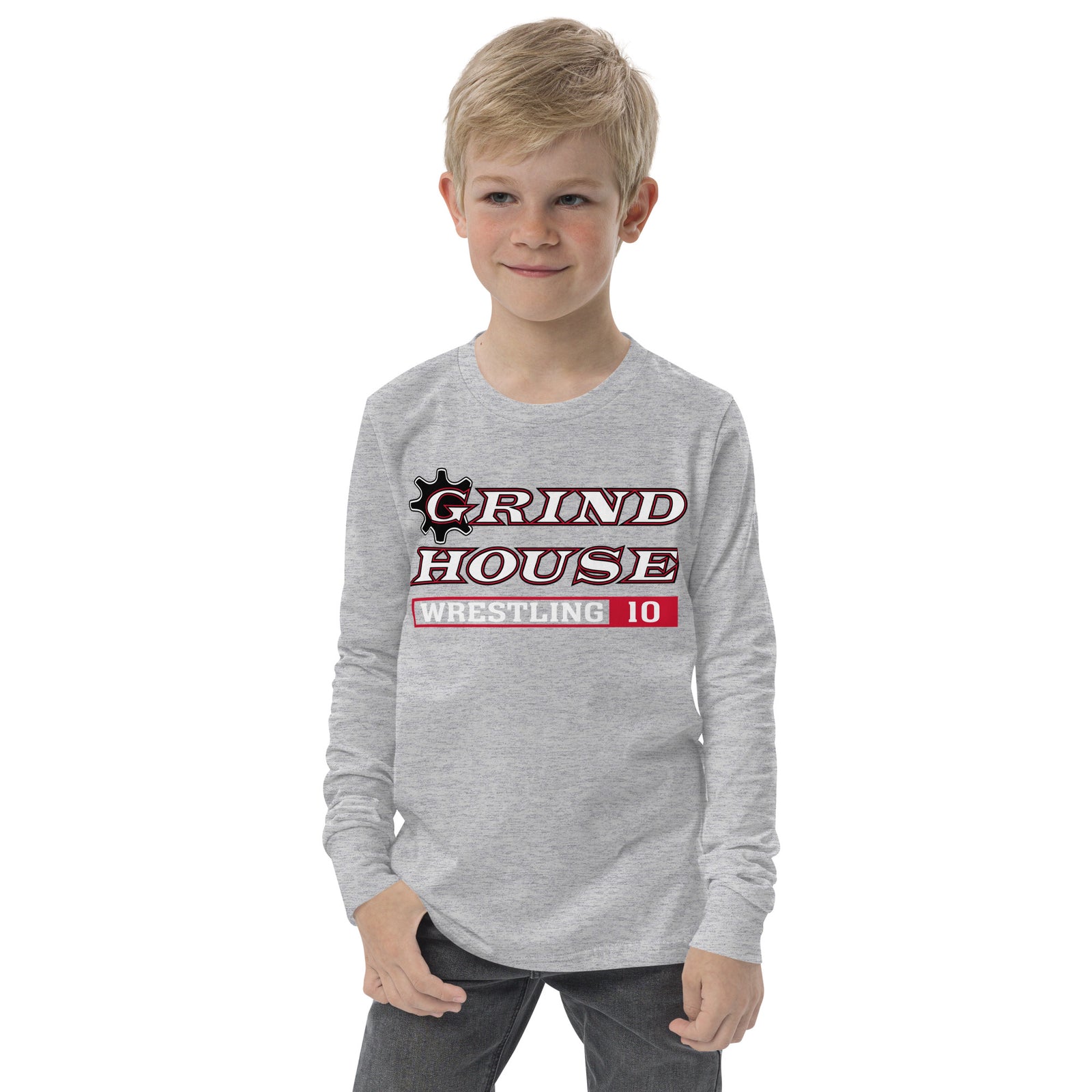 Team Grind House 10 Youth long sleeve tee