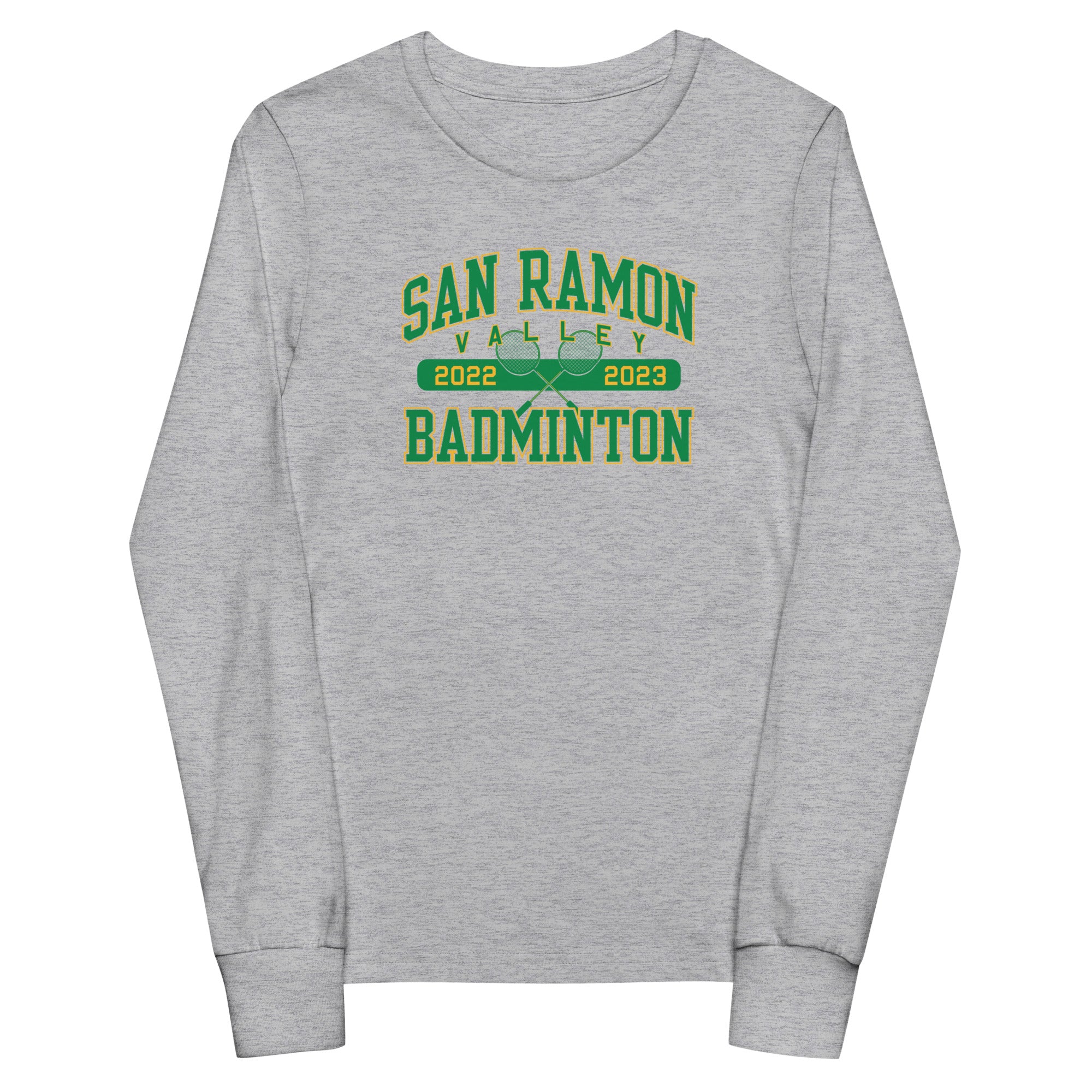 San Ramon Valley Badminton  SRV Youth Long Sleeve Tee