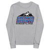 Greater Heights Wrestling Embrace The Climb 1 Youth long sleeve tee