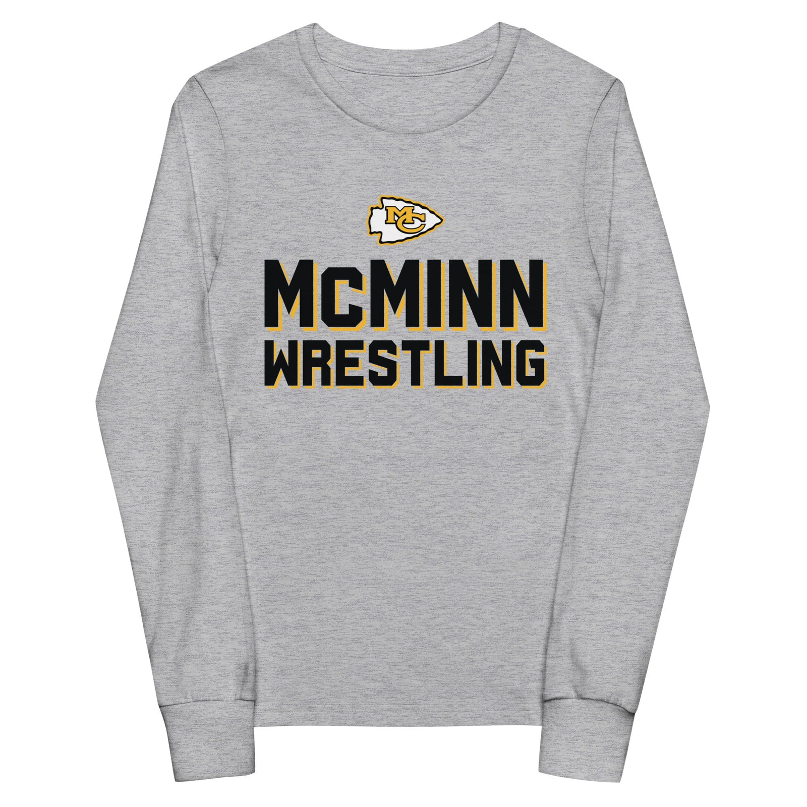 McMinn High School Wrestling  Youth Long Sleeve Tee