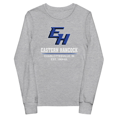 Eastern Hancock MS Track EH  Youth Long Sleeve Tee