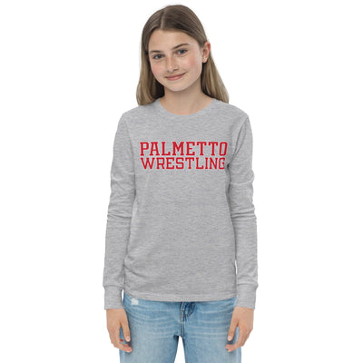 Palmetto Wrestling  Stripes Youth Long Sleeve Tee