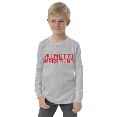 Palmetto Wrestling  Stripes Youth Long Sleeve Tee