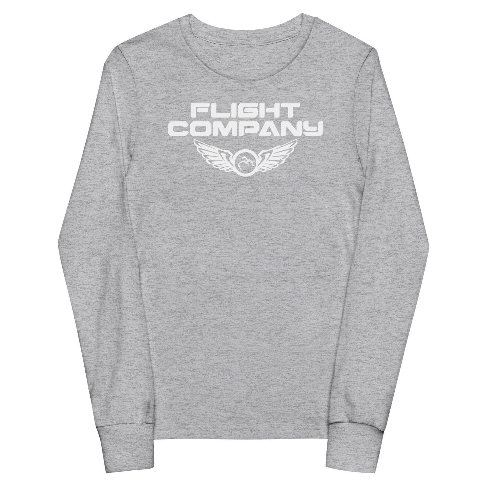 Flight Company  Grey Youth Long Sleeve Tee