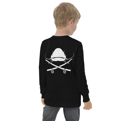 Catfish Pirates Youth long sleeve tee