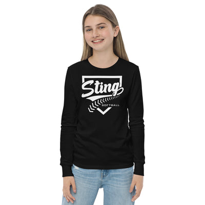 Sting Softball Youth Long Sleeve Tee