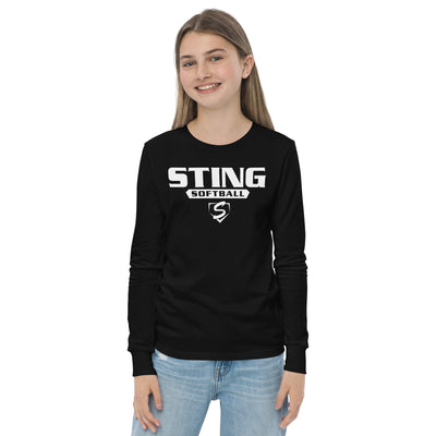 Sting Softball Youth Long Sleeve Tee