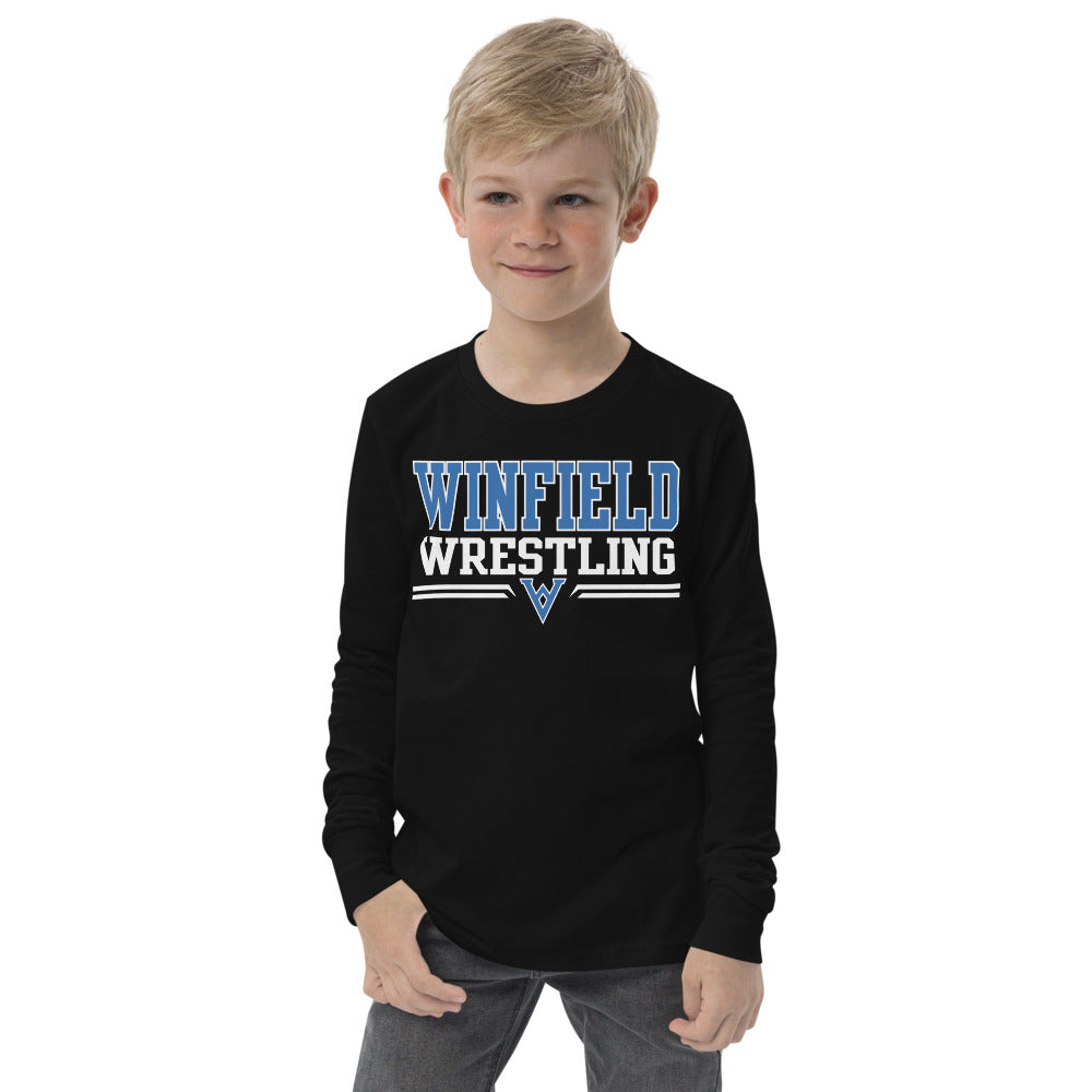 Winfield Wrestling Youth Super Soft Long Sleeve Tee