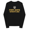 Fort Hays State University Wrestling Youth long sleeve tee