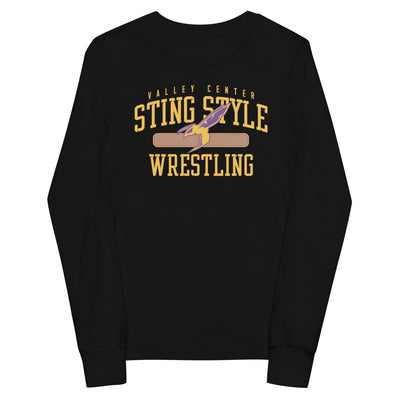 Valley Center Wrestling Club Banner Youth Long Sleeve Tee