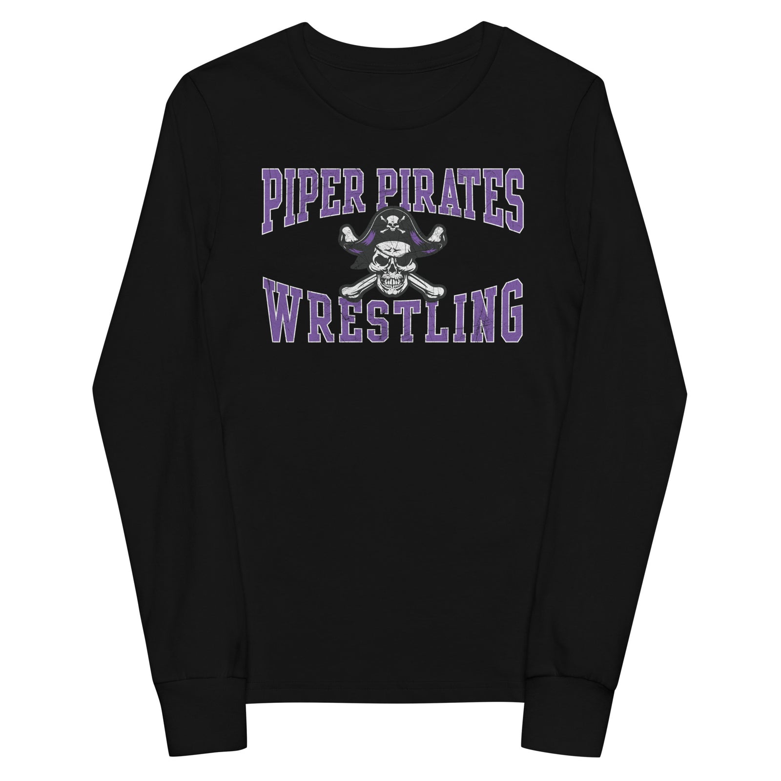 Piper Wrestling Club Youth Long Sleeve Tee