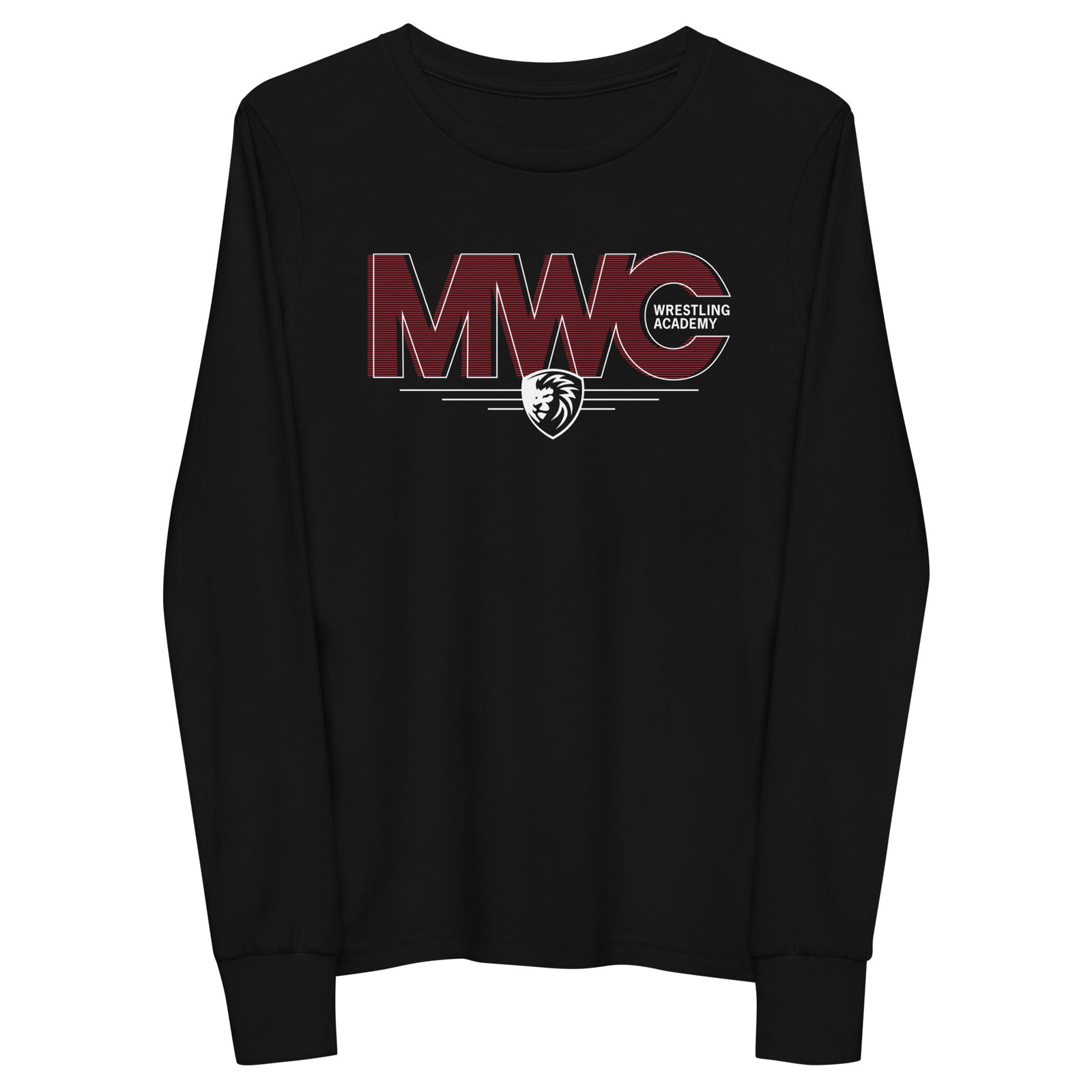 MWC Wrestling Academy Stripes Youth long sleeve tee