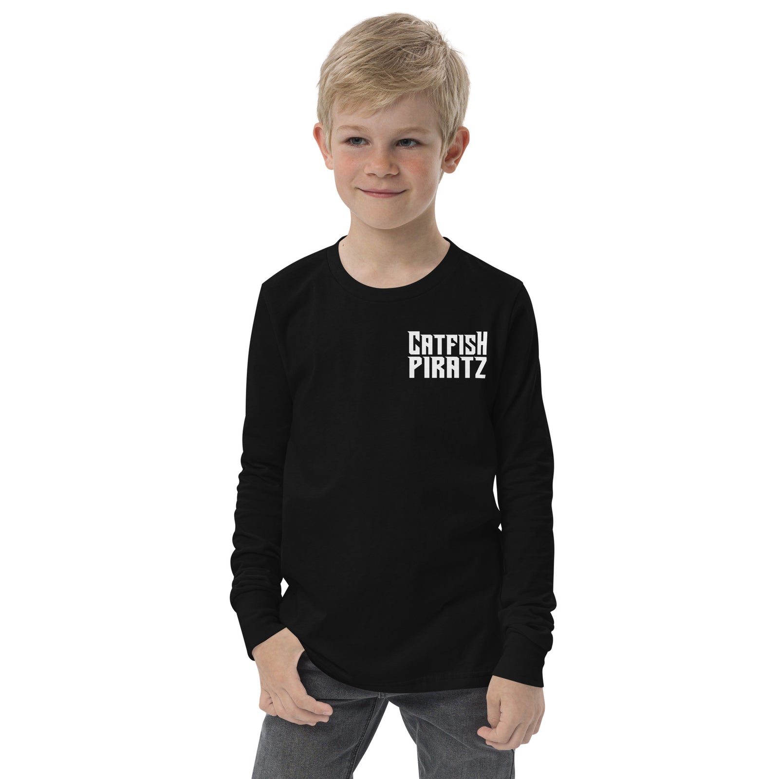 Catfish Pirates Youth long sleeve tee