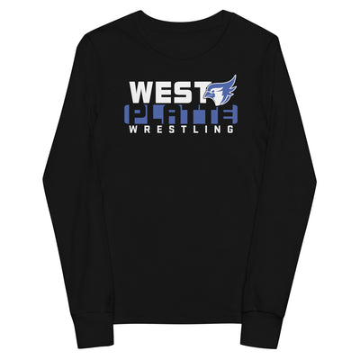 West Platte High School Wrestling Youth Long Sleeve Tee