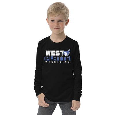 West Platte High School Wrestling Youth Long Sleeve Tee
