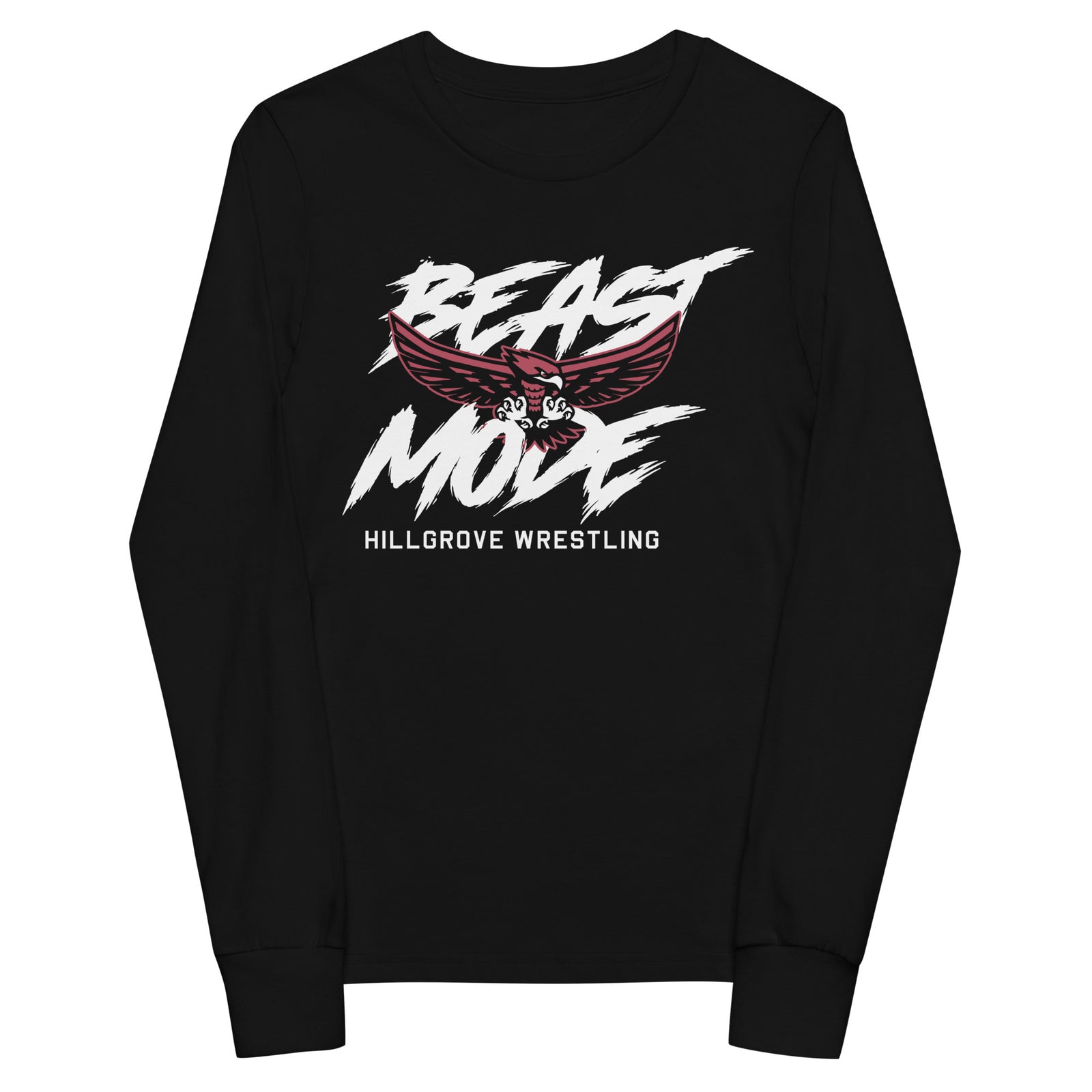 Hillgrove Hawks Beast Mode Youth long sleeve tee