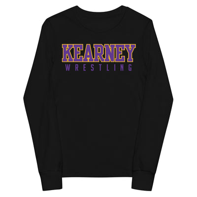 Kearney High School Wrestling Youth long sleeve tee