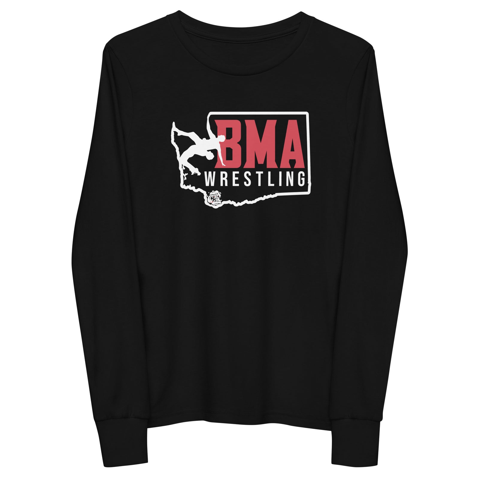 BMA Wrestling Academy Youth Long Sleeve Tee