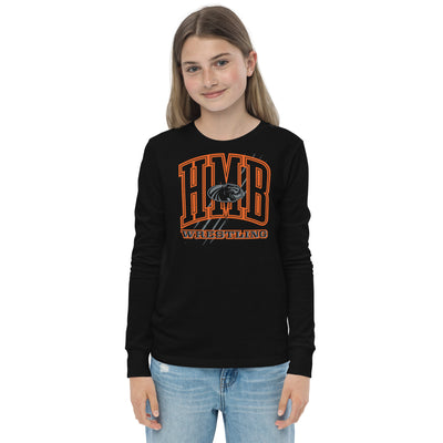 Half Moon Bay Wrestling HNB Youth Long Sleeve Tee