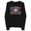 Kearney Wrestling Girls State Champs Black  Youth Long Sleeve Tee