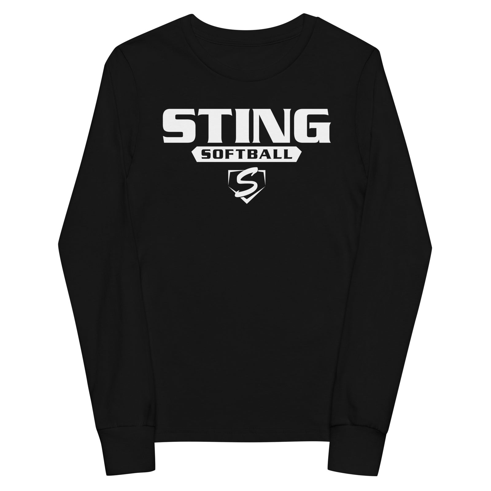Sting Softball Youth Long Sleeve Tee