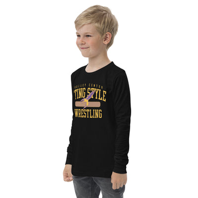 Valley Center Wrestling Club Banner Youth Long Sleeve Tee