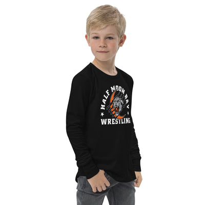 Half Moon Bay Wrestling MASCOT Youth Long Sleeve Tee