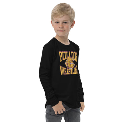 West Allis Central Wrestling Black Youth Long Sleeve Tee